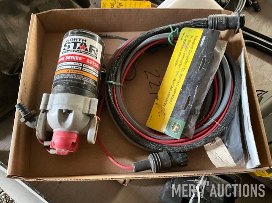 North Star sprayer pump and various electronic connectors