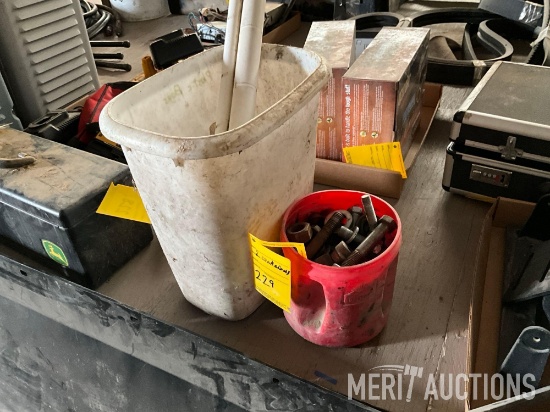 (2) containers of hardware