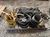 Pallet of planter parts as pictured