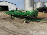 2011 John Deere 608C 8-row 30in. corn head and EZ Trail 680 head cart