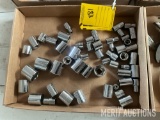 flat of 1/2 inch drive standard sockets