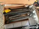 flat of Cal-Hawk large standard combination wrenches