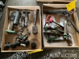 (2) flats of hitch pins, hydraulic adaptors, etc
