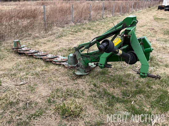 2007 John Deere 275 9ft. 3pt. disc mower,