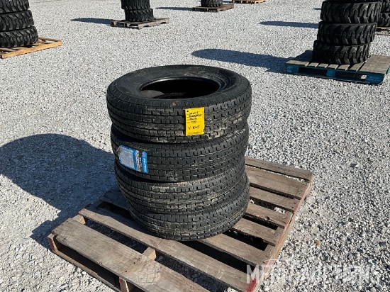 Set of 4 New ST205/75R15 Montreal Trailer Tires