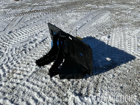Skid Steer Tree Puller Attachment