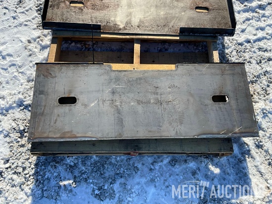 Skid Steer Blank Plate