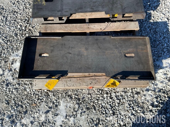 Skid Steer Blank Plate