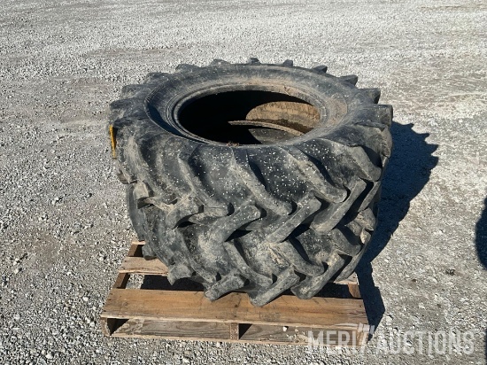 (2) 14.9-24 Front Tractor Tires