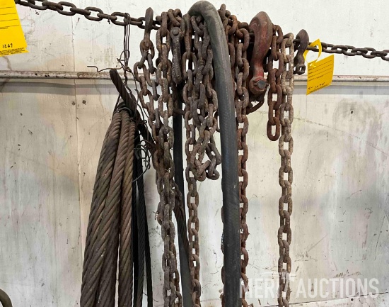 Chains, Wire Cable, and Hose