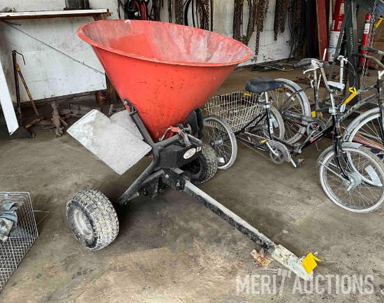 5 Bushel Farm Star Equipment Tow Behind Spreader