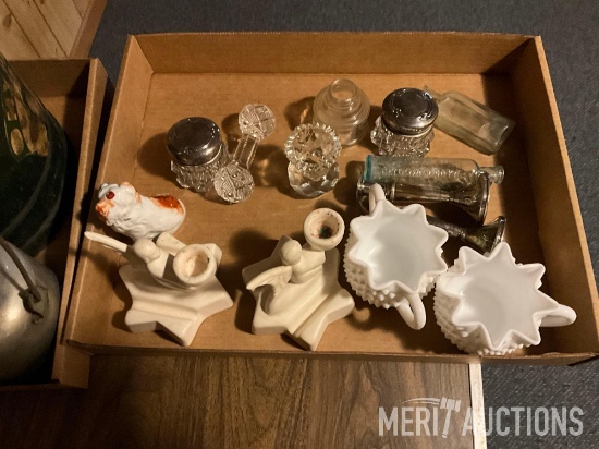 Flat of various glassware as pictured