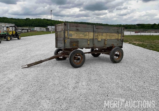 John Deere 10ft. Wooden Box Wagon