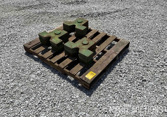 (9) John Deere Combine T Weights