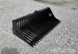 72in. Skid Steer Fine Skeleton Bucket High Side