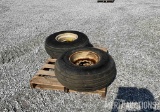 Set of (2) 12.5-15 8 Bolt Rims and Tires