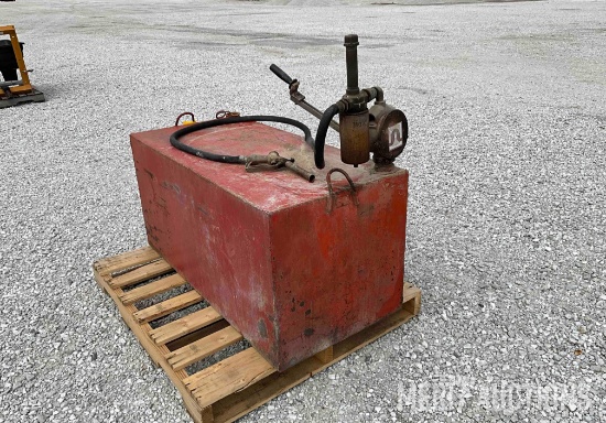 Metal Transfer Tank w/Hand Pump