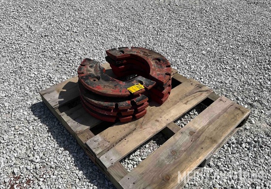 (8) Rear Tractor Wheel Weight Halves