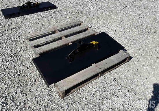 Skid Steer Trailer Hitch Plate