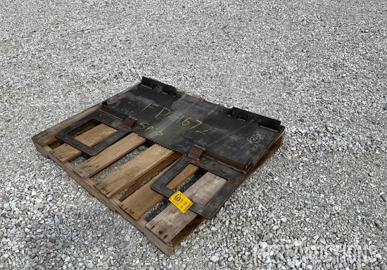 Skid Steer Plate w/5/16in. Guard