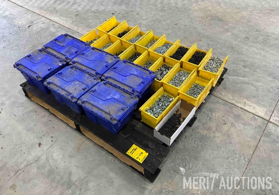 Pallet of Assorted Nuts and Bolts