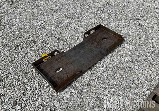Skid Steer Blank Plate