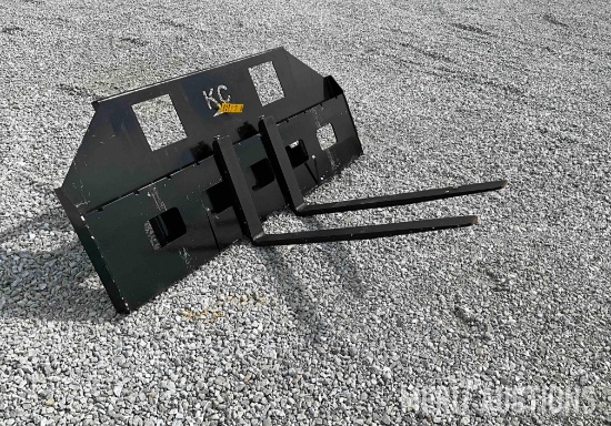 KC 72in. Skid Steer Fork Frame w/42in. Forks