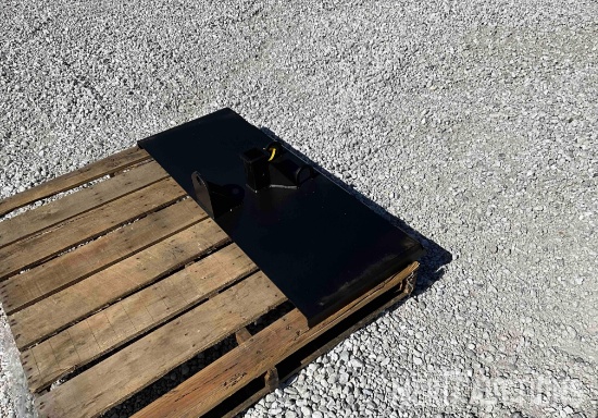 Skid Steer Trailer Hitch Plate