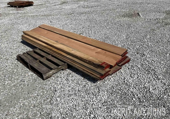Assorted Lengths of Red Oak Lumber