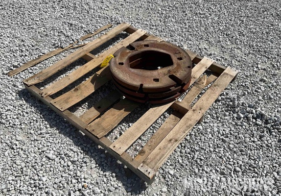 (3) Tractor Wheel Weights