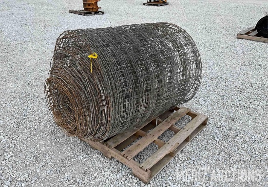 Partial Roll of Woven Wire