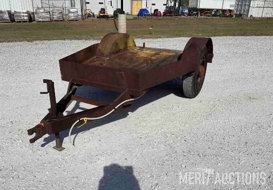 Homemade 7ft. Single Axle Trailer