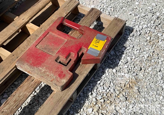 (1) Front Tractor Weight