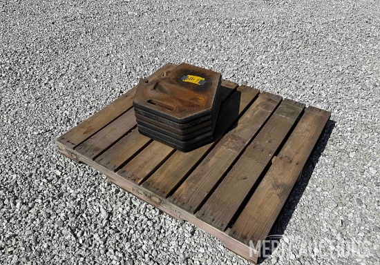 (6) Front Tractor Weights
