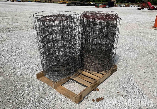 Set of (2) Rolls of Woven Wire