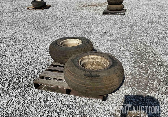 Set of (2) 12.5-15 8 Bolt Rims and Tires
