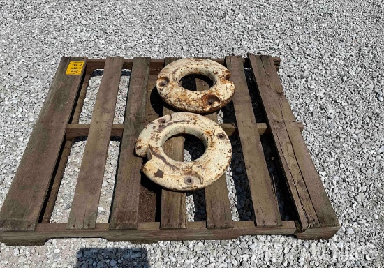 (2) Tractor Rear Wheel Weights