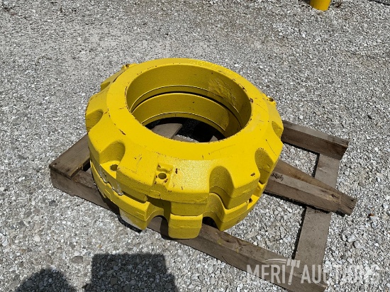 (2) John Deere Wheel Weights