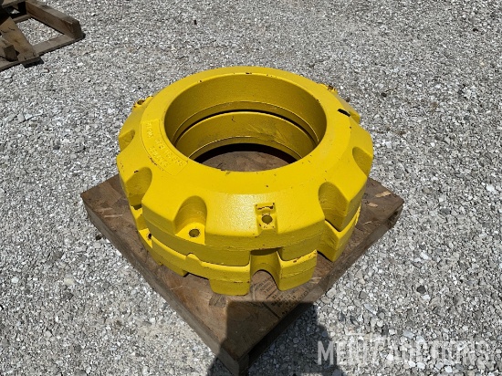 (2) John Deere Wheel Weights
