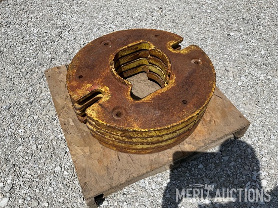 (4) John Deere Wheel Weights