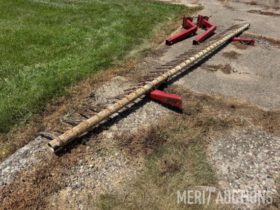 Buster Bar 17ft spike-tooth harrow for moldboard plow