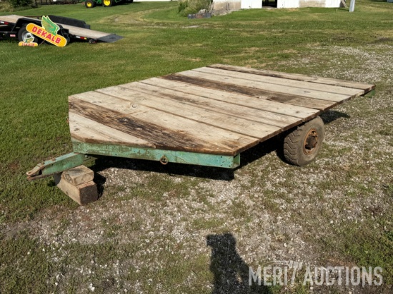 Shop built 8ft X 10ft 2-wheel farm trailer