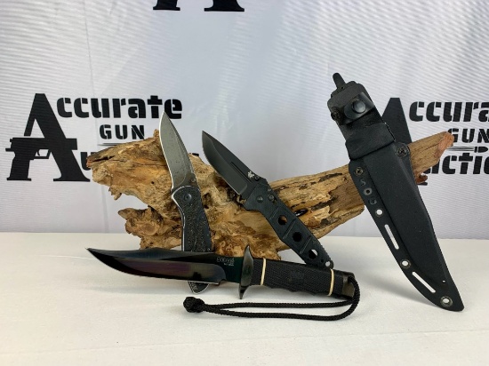 SOG,BENCHMADE,KERSHAW TECH BOWIE,SIBERT,1670BLK