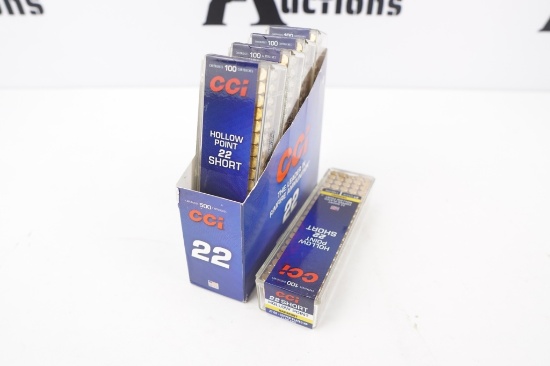 CCI 500 Rounds 22 Short HP