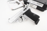 Carl Walther Ulm/DO PPK/s Nickel .22 LR