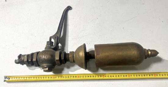 Antique Lunkenheimer Brass Bronze Train Steam Engine Steam Whistle 13”