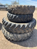 FRONT AND REAR TRACTOR TIRES