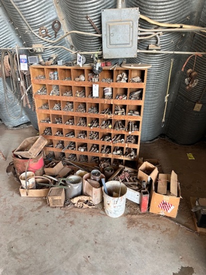 BOLT BIN WITH BOLTS