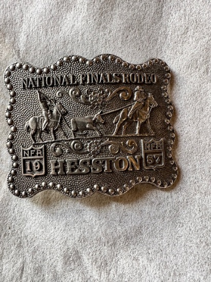 NATIONAL FINALS RODEO HESSTON BELT BUCKLE