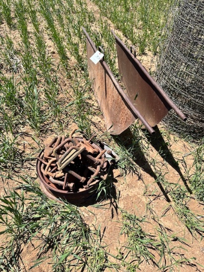 2 DITCH STOPS AND CLAMPS